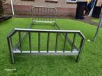 Rvs beddenframe.., Ophalen, Gebruikt, Eenpersoons, 200 cm