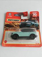 Matchbox. 2022 FORD BRONCO SPORT., Nieuw, Ophalen of Verzenden, Auto