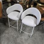 2 x Barkruk Maina kleur Beige (zithoogte 65cm) van Kave Home, Ophalen, Kave home, ., 60 tot 90 cm