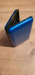Pasjeshouder creditcard houder aluminium blauw nieuw, Sieraden, Tassen en Uiterlijk, Portemonnees, Ophalen of Verzenden, Nieuw