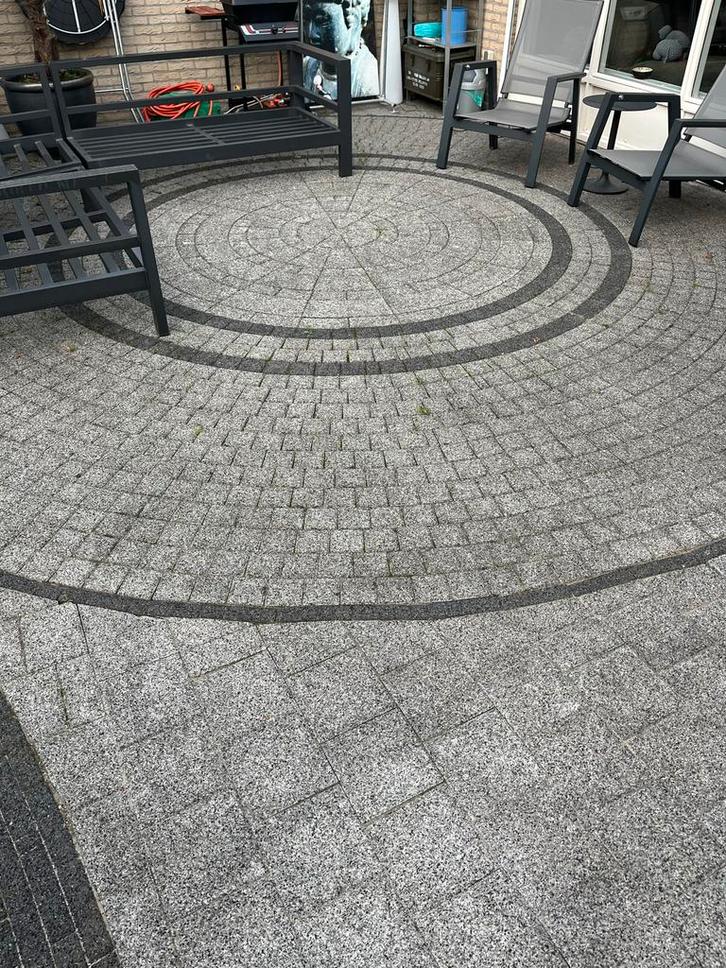 Sierbestrating - 40m2 - Grijs/Antraciet - Zelf Ophalen, Tuin en Terras, Tegels en Klinkers, Gebruikt, Overige typen, Beton, 10 m² of meer