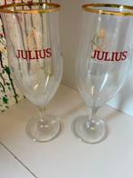 Julius bierglazen set van 2 glazen, Verzamelen, Biermerken, Ophalen of Verzenden, Nieuw, Glas of Glazen, Overige merken