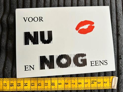 673. Kaart Tekst Voor nu en nog eens, Verzamelen, Ansichtkaarten | Themakaarten, Ongelopen, Ophalen of Verzenden