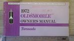 1972 Oldsmobile Toronado. First edition, Owner's Manual., Verzenden