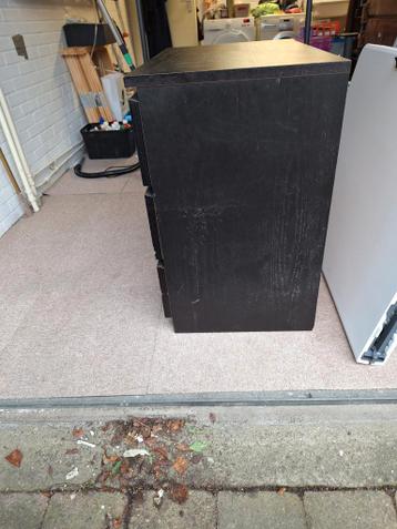 IKEA Ladekast Malm, zwart - afbeelding 2