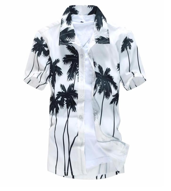 Heren wit hawai overhemd (M L XL 2XL 3XL 4XL 5XL palmbomen), Kleding | Heren, Overhemden, Nieuw, Wit, Verzenden