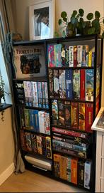 Spelletjes vakken kast, Huis en Inrichting, Kasten | Boekenkasten, Ophalen, Zo goed als nieuw, 25 tot 50 cm, 150 tot 200 cm