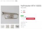 Hofmeisetr HFH1000S Bugel, Ophalen of Verzenden, Zo goed als nieuw, Bes-trompet, Met koffer