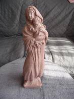 Antieke oude Maria beeld met kind, Antiek en Kunst, Ophalen of Verzenden