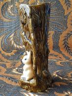 Grote oude Engelse SylvaC vaas met boom en konijn 23,5 cm., Antiek en Kunst, Antiek | Vazen, Ophalen of Verzenden