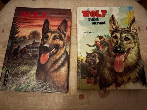 Postma : wolf de speurhond + wolf ruikt onraad 10 plus, Boeken, Kinderboeken | Jeugd | 10 tot 12 jaar, Zo goed als nieuw, Ophalen