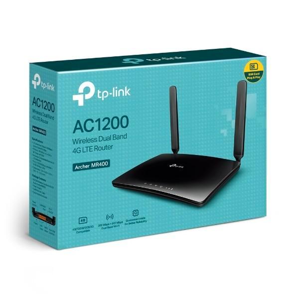 TP-Link Archer MR400 AC1200 4G-LTE Router, Computers en Software, Routers en Modems, Ophalen of Verzenden