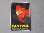 CASTROL OLIE EMAILLE RECLAMEBORD, Verzamelen, Merken en Reclamevoorwerpen, Ophalen, Zo goed als nieuw, Reclamebord
