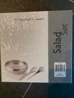 RVS Saladeschaal Set - Nieuw in Verpakking, Ophalen of Verzenden, Nieuw, Rvs of Chroom, Bestekset