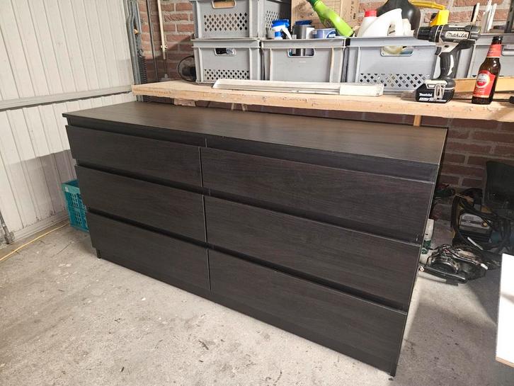 Ikea Malm ladekast, Huis en Inrichting, Kasten | Dressoirs, Gebruikt, 100 tot 150 cm, 25 tot 50 cm, Met lade(s), Overige materialen