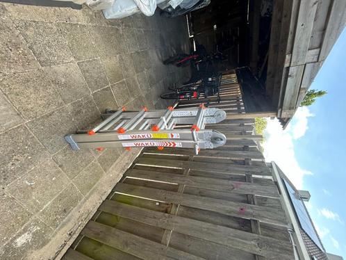 2 vouwladders te koop!, Doe-het-zelf en Verbouw, Ladders en Trappen, Zo goed als nieuw, Ladder, 4 meter of meer, Ophalen
