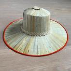 Authentieke Handgemaakte Cambodjaanse Bamboe Hoed, Hoed, One size fits all, Ophalen of Verzenden, Onbekend