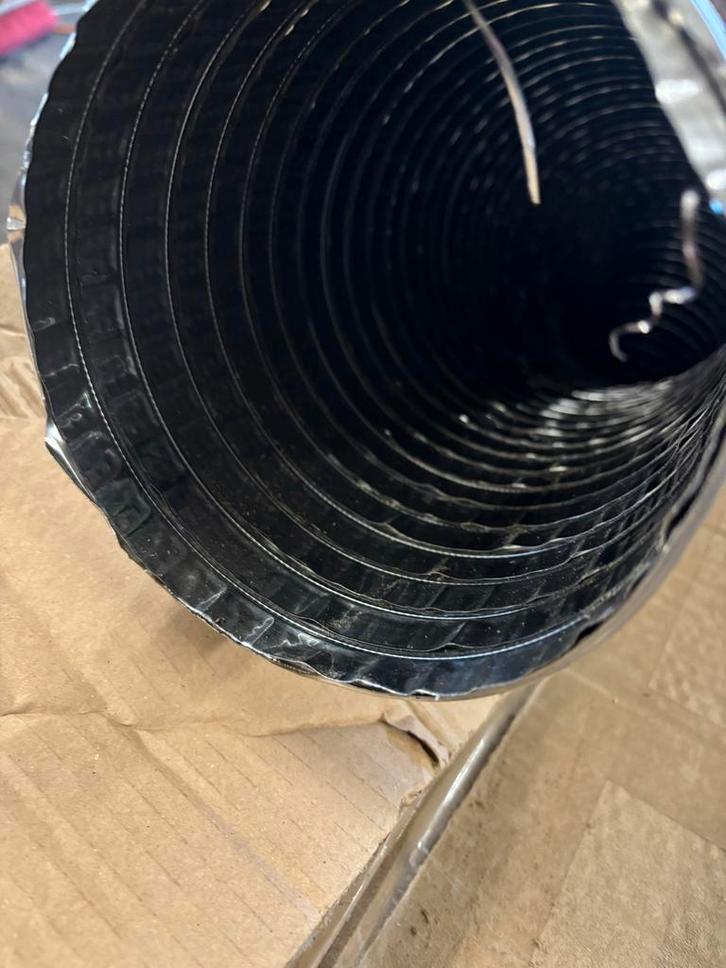 Houtkachel, Flexibele Enkelwandige Kachelpijp - 6 Meter, Doe-het-zelf en Verbouw, Buizen en Afvoer, Nieuw, Afvoer, Aluminium, 6 meter of meer