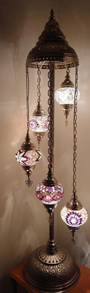 Oosterse Arabische Turkse Marokkaanse vloerlamp set 4/5/7/9  beschikbaar voor biedingen