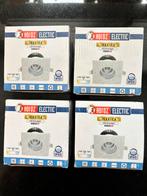 LED-downlights van Horoz Electric, model Jessica 4 stuks, Ophalen of Verzenden, Zo goed als nieuw, Metaal of Aluminium, Led