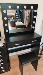 Dressing table/Vanity with LED lights, Ophalen, Minder dan 50 cm, Gebruikt, 100 tot 150 cm
