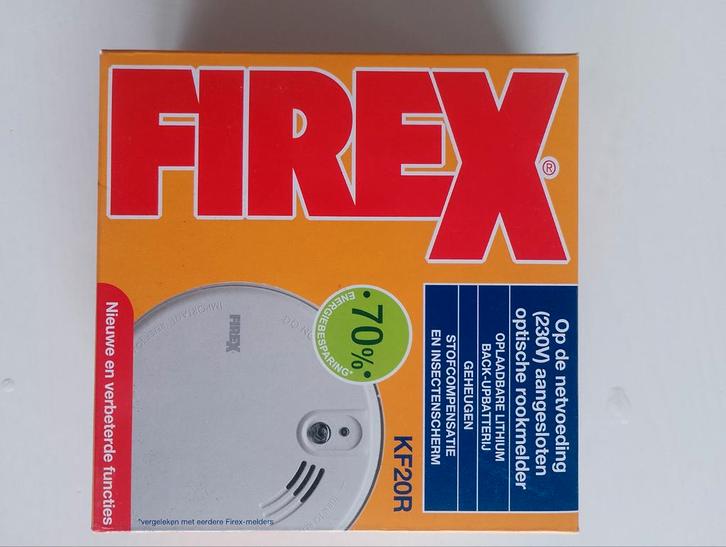 2 stuks FIREX optische rookmelders, Huis en Inrichting, Brandblussers en Brandkasten, Nieuw, Ophalen of Verzenden