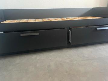 Brimnes IKEA Bed 90x200 uitschuifbaar + Matras beschikbaar voor biedingen