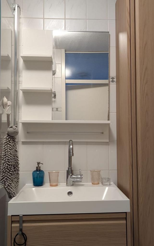 Spiegelkast, Huis en Inrichting, Badkamer | Badkamermeubels, Gebruikt, Spiegelkast, Minder dan 100 cm, 50 tot 100 cm, Minder dan 25 cm