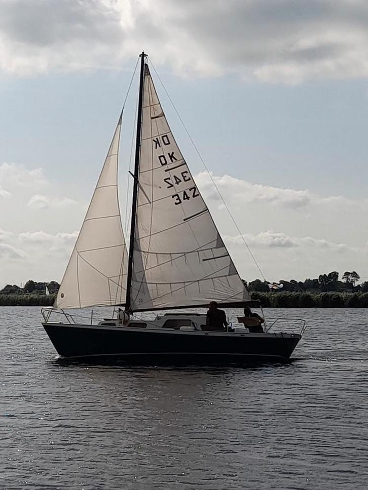 Nette Dompkruiser 740, Watersport en Boten, Kajuitzeilboten en Zeiljachten, Gebruikt, Tourjacht of Cruiser, Staal, 6 tot 9 meter