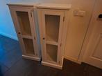2 Vitrinekasten h 120 x b 45 x d 30, Ophalen, Zo goed als nieuw