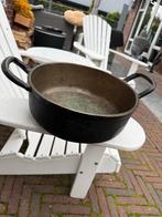 Bronzen braadpan met handvatten, Antiek en Kunst, Ophalen of Verzenden, Brons