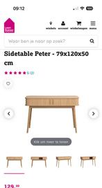 Sidetable Peter - Nieuw in doos!, Huis en Inrichting, Tafels | Sidetables, Ophalen, 100 tot 150 cm, Nieuw, Rechthoekig