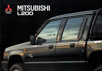 Folder Mitsubishi L200 (1991) beschikbaar voor biedingen