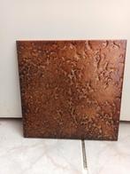 20 vintage roestbruine Semigres italiaans tegels, 20x20 cm, Doe-het-zelf en Verbouw, Tegels, Keramiek, Ophalen of Verzenden, Zo goed als nieuw