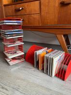 Cd rekken 2 stuks rood vintage ikea aluminium, Huis en Inrichting, Woonaccessoires | Cd- en Dvd-rekken, Ophalen of Verzenden, Zo goed als nieuw