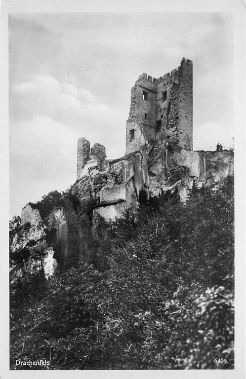 (381-412-031) Drachenfels, Verzamelen, Ansichtkaarten | Buitenland, Duitsland, Voor 1920, Verzenden