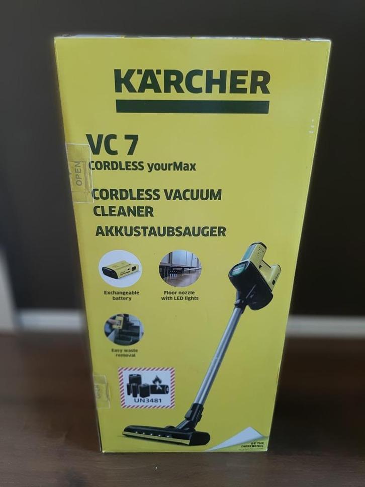 Kärcher VC 7 Cordless yourMax – Nieuw in Doos – Topdeal!, Witgoed en Apparatuur, Stofzuigers, Nieuw, Stofzuiger, Minder dan 1200 watt