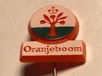 Plastic ORANJEBOOM Oud Biermerk Speld (Oranje/Wit/Groen)., Verzenden, Zo goed als nieuw, Merk, Speldje of Pin