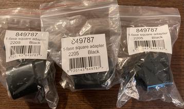 1 Fase Rail Square Adapter 849787 Black beschikbaar voor biedingen