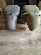 Nijlpaard en olifant poef, Ophalen, Gebruikt