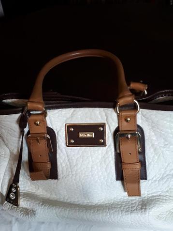 BALLIN damestas, wit/camel/bruin beschikbaar voor biedingen