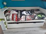 Ikea flaxa bed met extra logeerbed. (Handleiding aanwezig), Huis en Inrichting, Slaapkamer | Bedden, Ophalen, Wit, Tweepersoons
