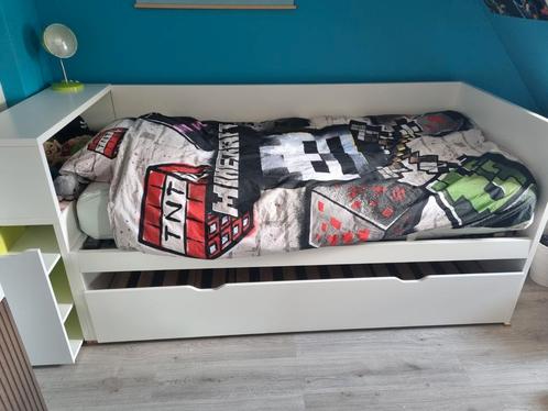 Ikea flaxa bed met extra logeerbed. (Handleiding aanwezig), Huis en Inrichting, Slaapkamer | Bedden, Zo goed als nieuw, Tweepersoons