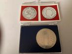 Zilveren 50 guldenmunt juliana & bernard 1937-1987, Ophalen of Verzenden, Koningin Juliana, 2½ gulden