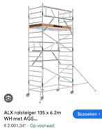 Bijna nieuwe Steiger van Alumexx! 6.2 mtr hoog 135 breed, Doe-het-zelf en Verbouw, Steigers, Ophalen of Verzenden, Zo goed als nieuw