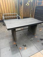 Wicker tuintafel - 6 persoons, Ophalen of Verzenden, Gebruikt, Rechthoekig, Wicker