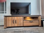 Henders & Hazel Farmland TV Meubel Eikenhout 150cm, Ophalen, 150 tot 200 cm, Eikenhout, Zo goed als nieuw
