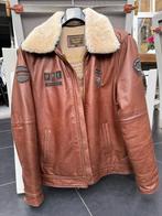 Leren jas, Kleding | Heren, Ophalen, Bruin, Maat 56/58 (XL), Zo goed als nieuw