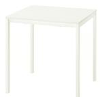 IKEA kleine witte vierkante eettafel wit/wit, 74x74 cm, Huis en Inrichting, Tafels | Eettafels, Ophalen, 50 tot 100 cm, Vierkant