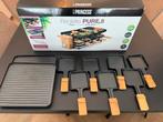 Princess Raclette Pure 8 gourmet bamboe, Ophalen of Verzenden, Zo goed als nieuw, 8 personen of meer